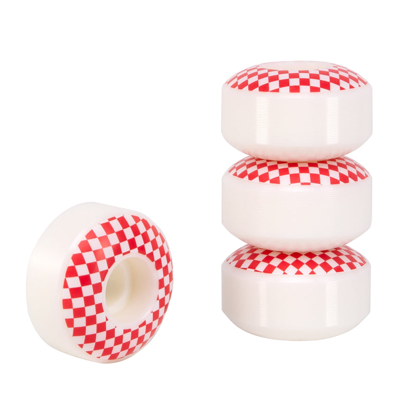 Cal 7 red checker skateboard wheels