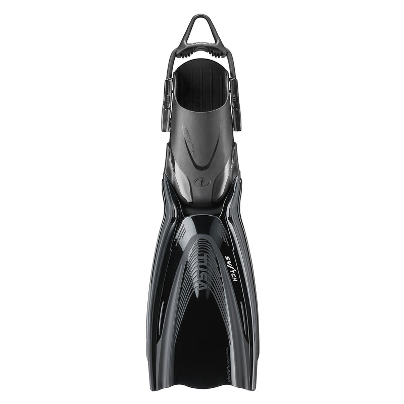 TUSA Premium Hyflex Switch Angled Blade Open Heel Dive Fins