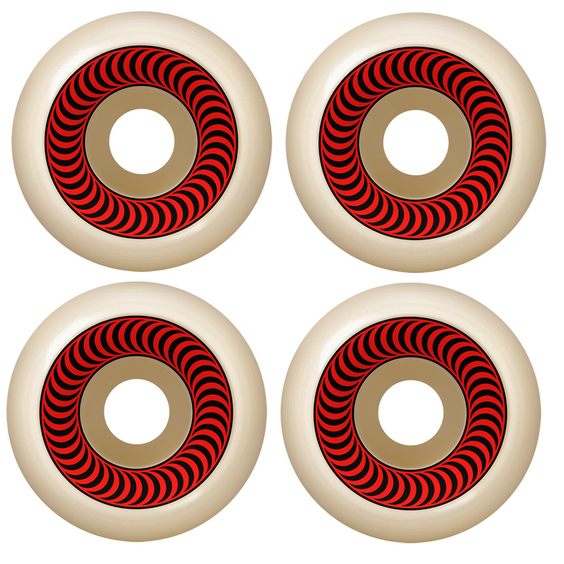 Spitfire 60mm OG Classic Skateboard Wheels White Red
