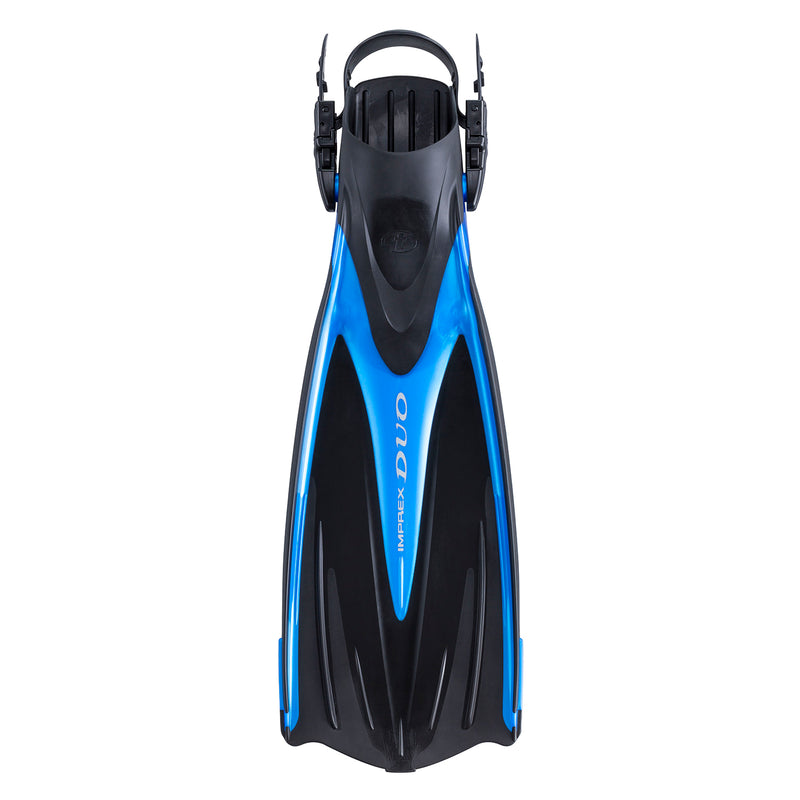 TUSA Imprex Duo Open Heel Dive Fins with Anatomic Fin Strap