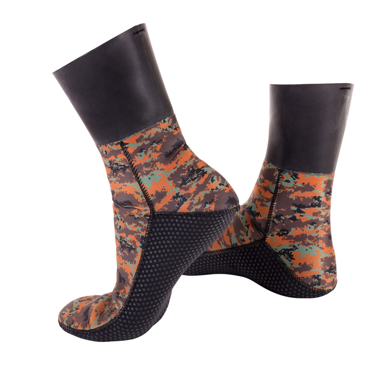 Neoprene Camouflage Spearfishing Socks