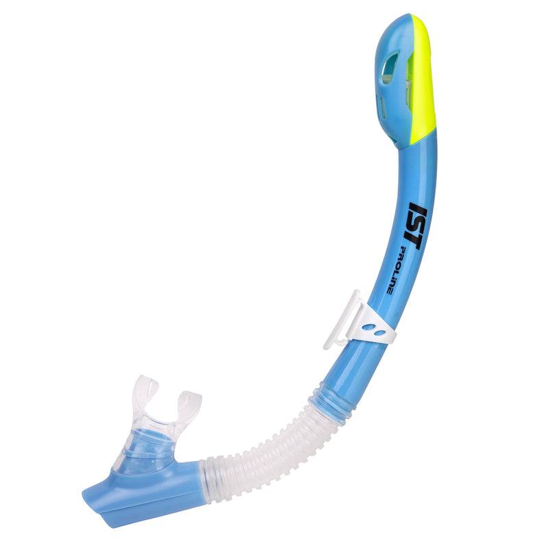 IST Kids Dry Top Snorkel, Youth / Junior Size Scuba Diving & Snorkeling Gear, Hypoallergenic