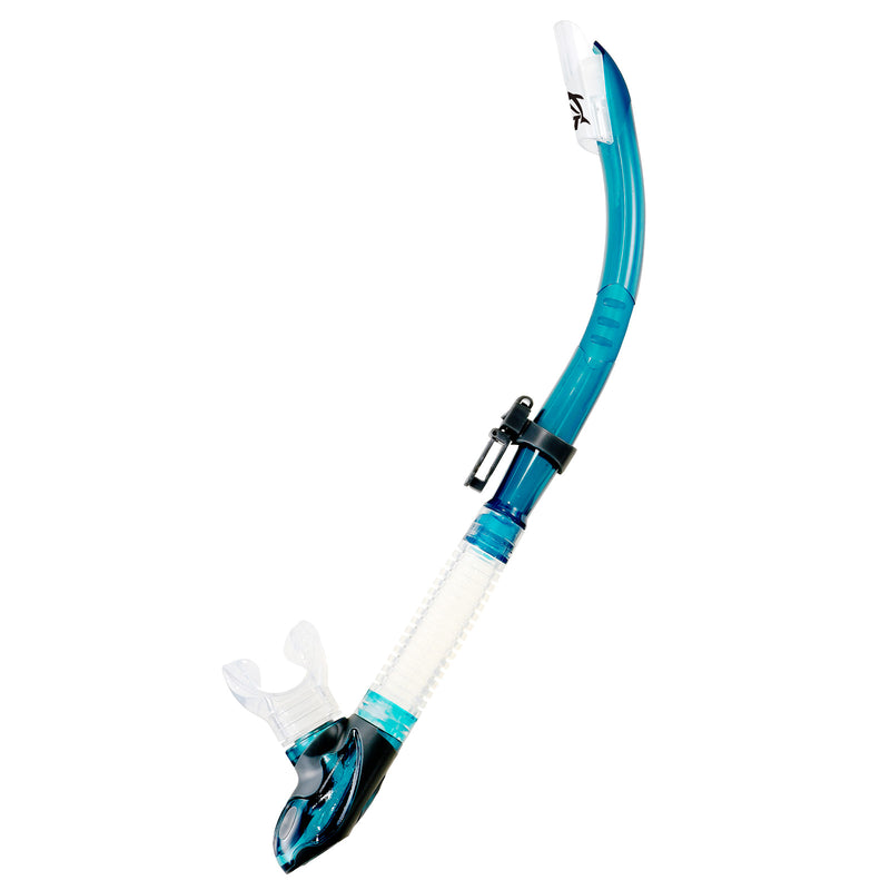 teal dry top snorkel