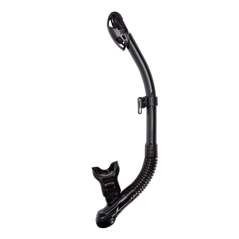 XS SCUBA Passage Patented Dry Top Flex Tube Snorkel with Comfort Bite and Purge