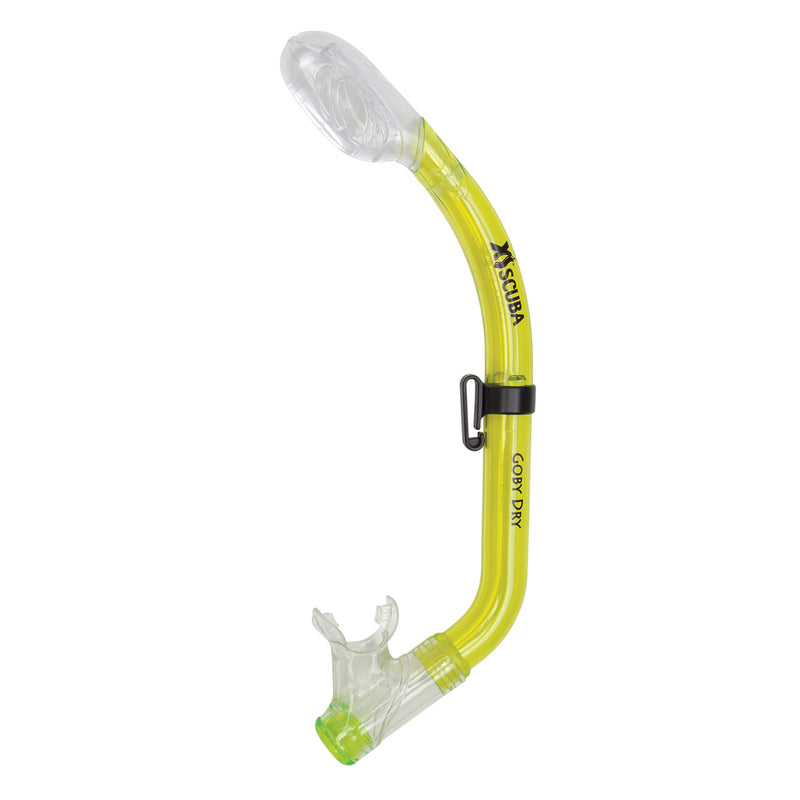 XS SCUBA Goby Kids Patented Dry Top Comfort Bite Purge Snorkel