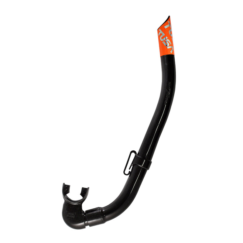 Tusa Reef Tourer Cross Cut Barrel Snorkel with Keeper Clip