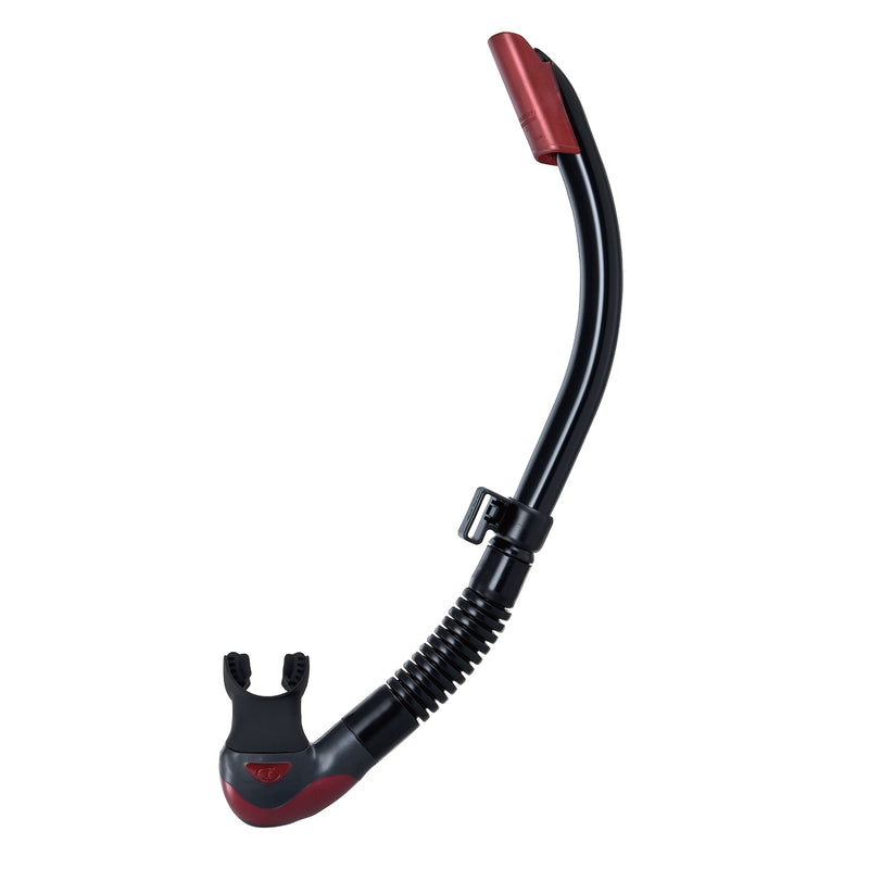 TUSA Black Silicone Platina Hyperdry II Semi Dry Top Snorkel