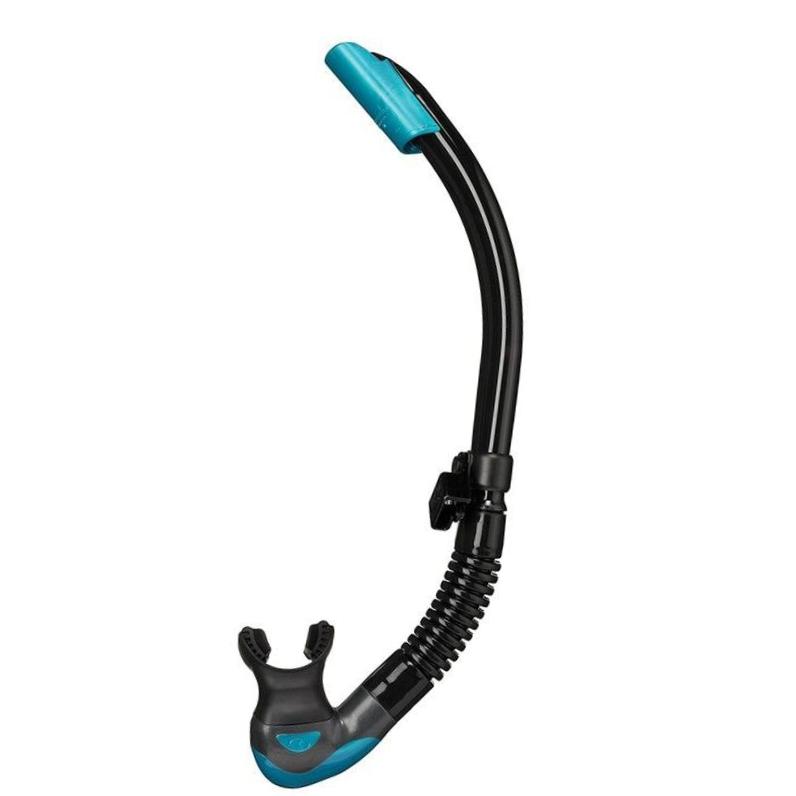 TUSA Black Silicone Platina Hyperdry II Semi Dry Top Snorkel