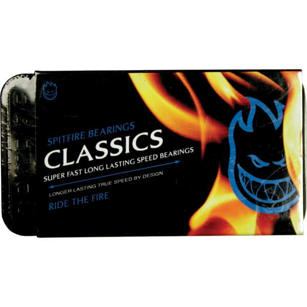 Spitfire Classic Bearings Blue Shield Skateboard Bearings Single Set