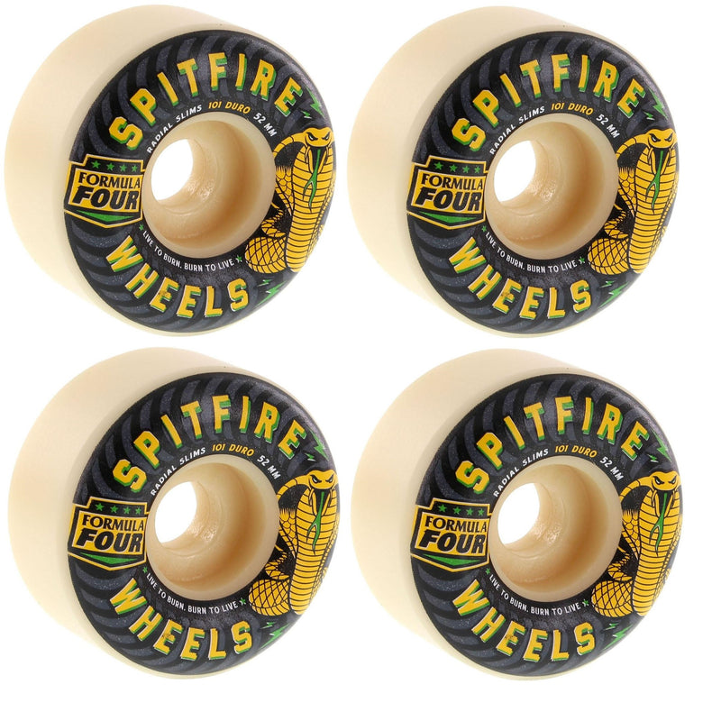 Spitfire Radial Slims Skateboard Wheels | 52mm 101A