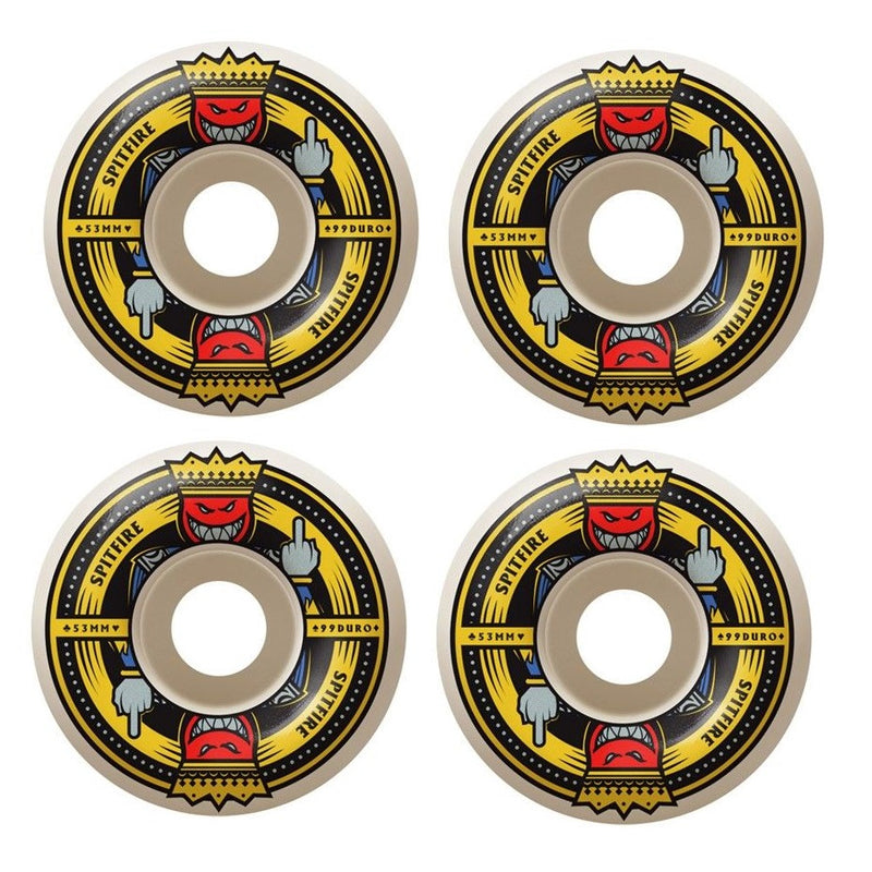 Spitfire Ante Up Skateboard Wheels | 53mm 99A