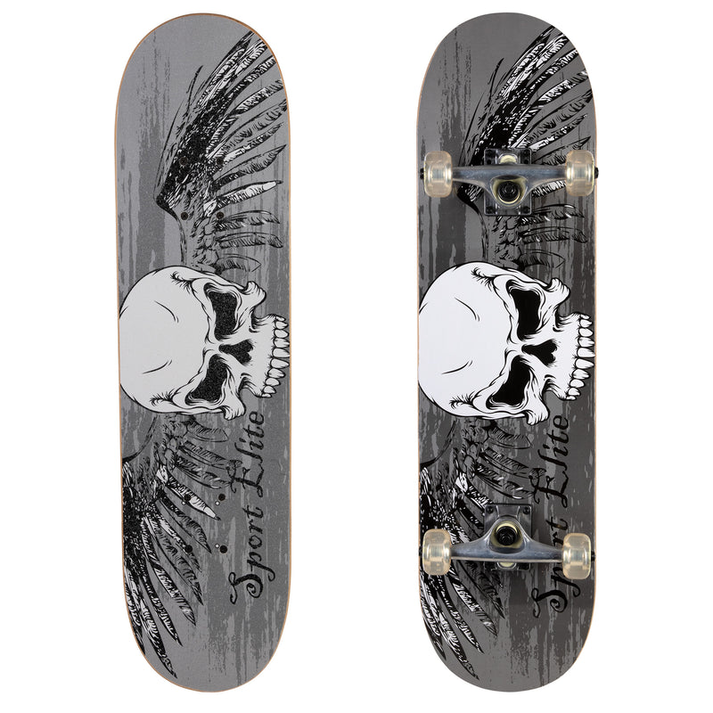Shop709 Complete Skateboard With Graphic Sprayed Grip