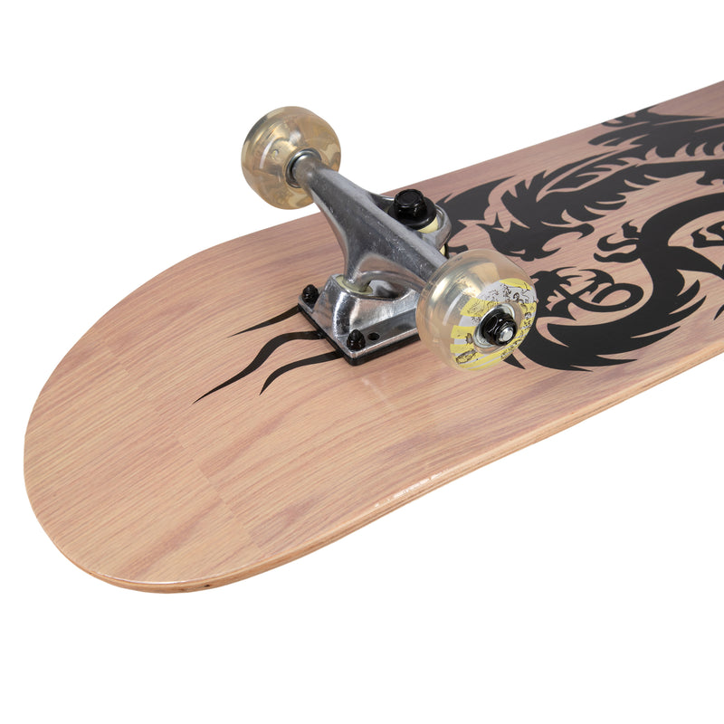 Shop709 Complete Skateboard With Graphic Sprayed Grip