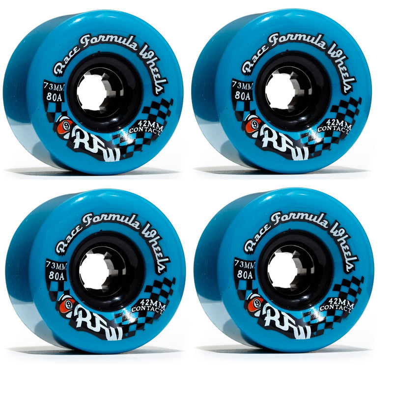 Blue Sector 9 Race Formula longboard wheels 73mm 80A