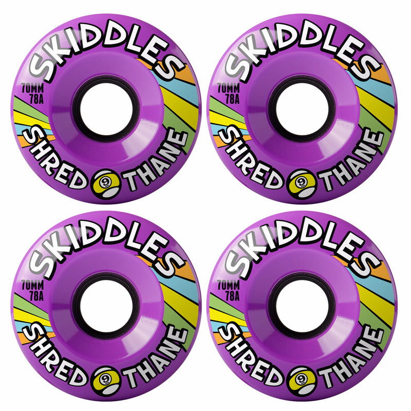 Purple Sector 9 Skiddles Longboard Wheels 70mm 78A