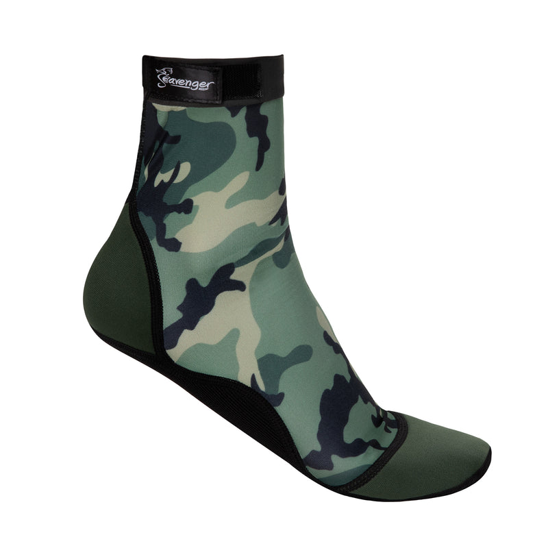 tall camouflage beach socks