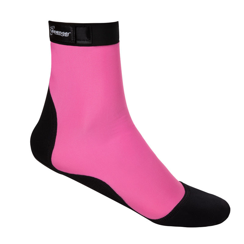 tall pink beach socks