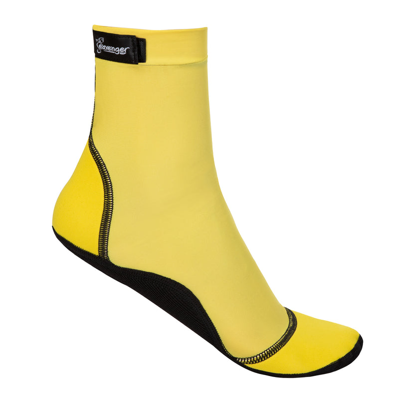 tall yellow beach socks