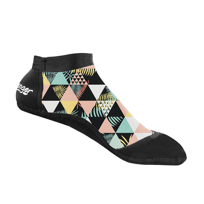 short geometric palm beach socks for kids