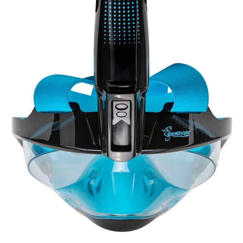 Seavenger Nautilus Blue Full Face Snorkel Mask 