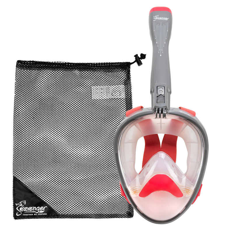 Seavenger Nautilus Coral Full Face Snorkel Mask 