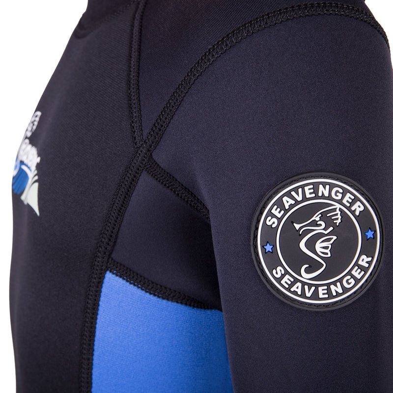 3mm blue neoprene child wetsuit
