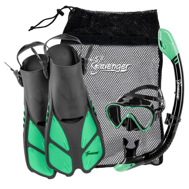 Peppermint green snorkeling set