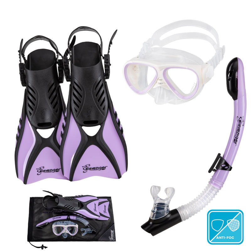 Seavenger Hanalei Anti-Fog Snorkeling Set (Junior)