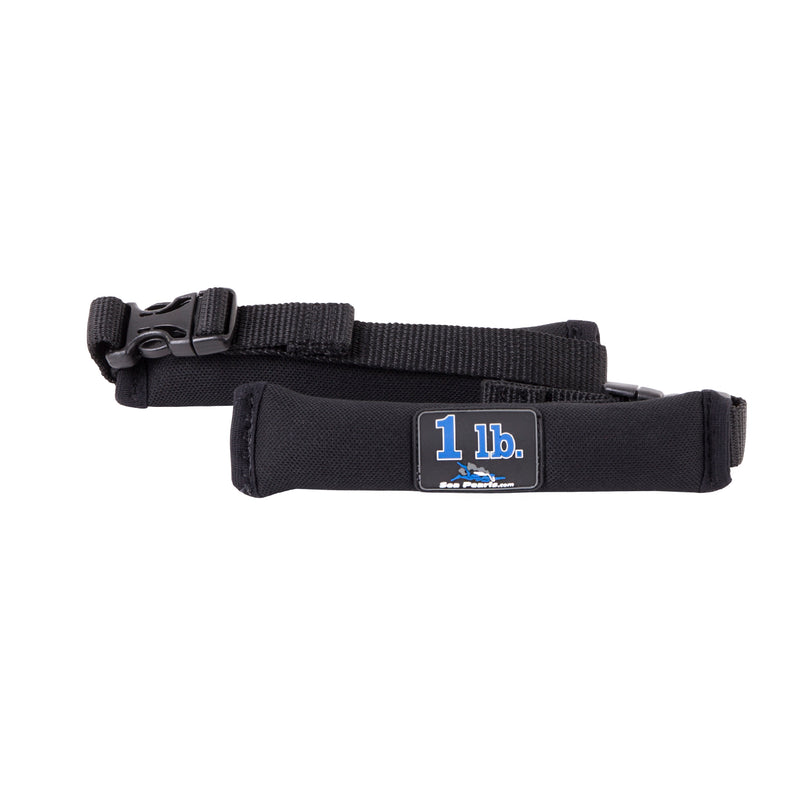 Sea Pearls Adjustable Strap Quick Release Ankle Weight Pair, 1lb Each