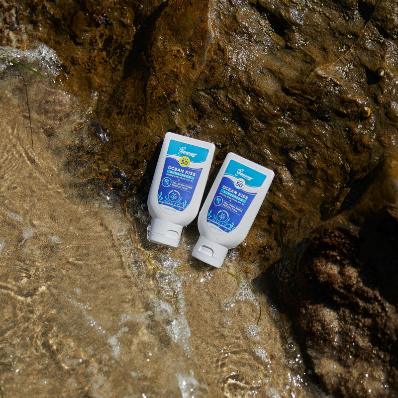 Seavenger Ocean Kiss Coral Reef Safe Sunscreen SPF 50 Anti-Jellyfish sting 4 fl oz bottle 