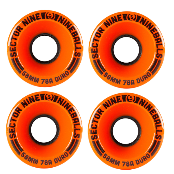 Sector 9 Nineballs Longboard Wheels | 58mm 78A