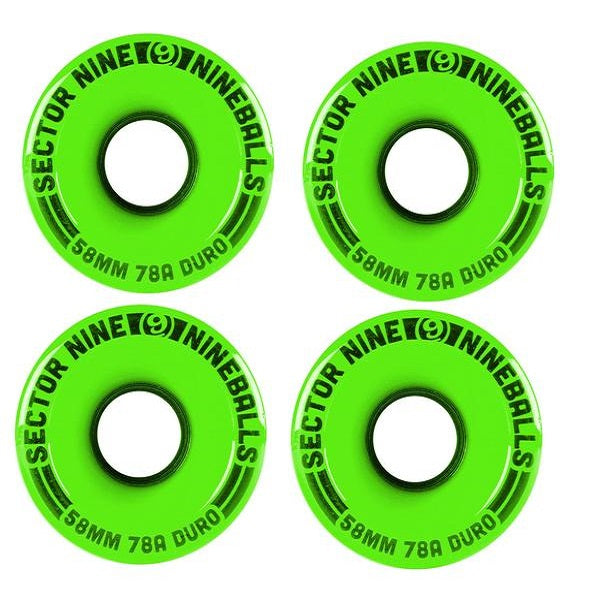 Sector 9 Nineballs Longboard Wheels | 58mm 78A