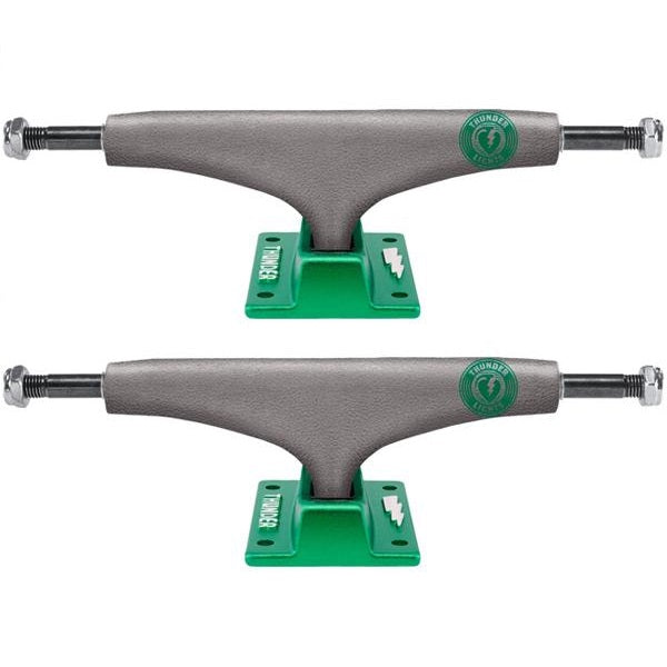 Thunder 148 Light Foundry Skateboard Truck Raw/Green