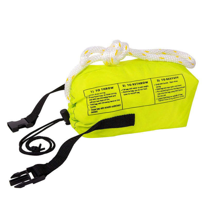 Trident Safety Throw Bag with 70 Feet 3/8” Rope, Carry Strap