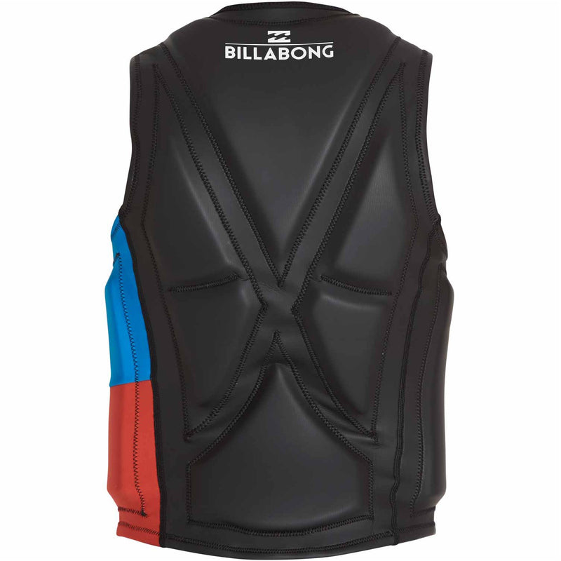 Billabong Tri Bong Wake Vest- Black, Red, Blue