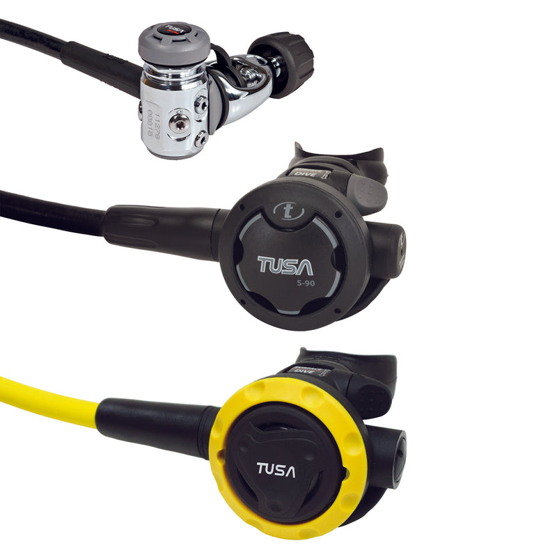 TUSA RS-790 Yoke Diaphragm Cold Water Regulator, SS-0001 Octopus Bundle