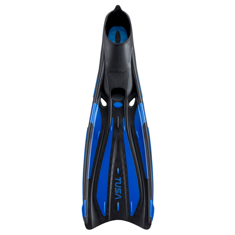 TUSA Solla Vented, Full Foot Pocket Dive Fins with Anatomic Fin Strap