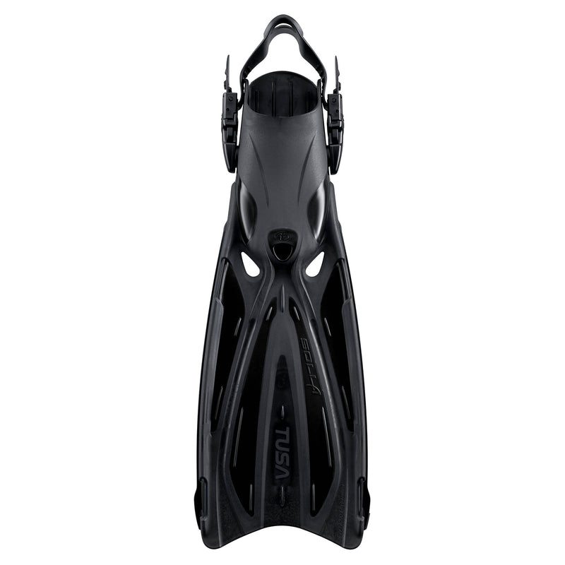 TUSA Solla Vented, Open Heel Dive Fins with Anatomic Fin Strap