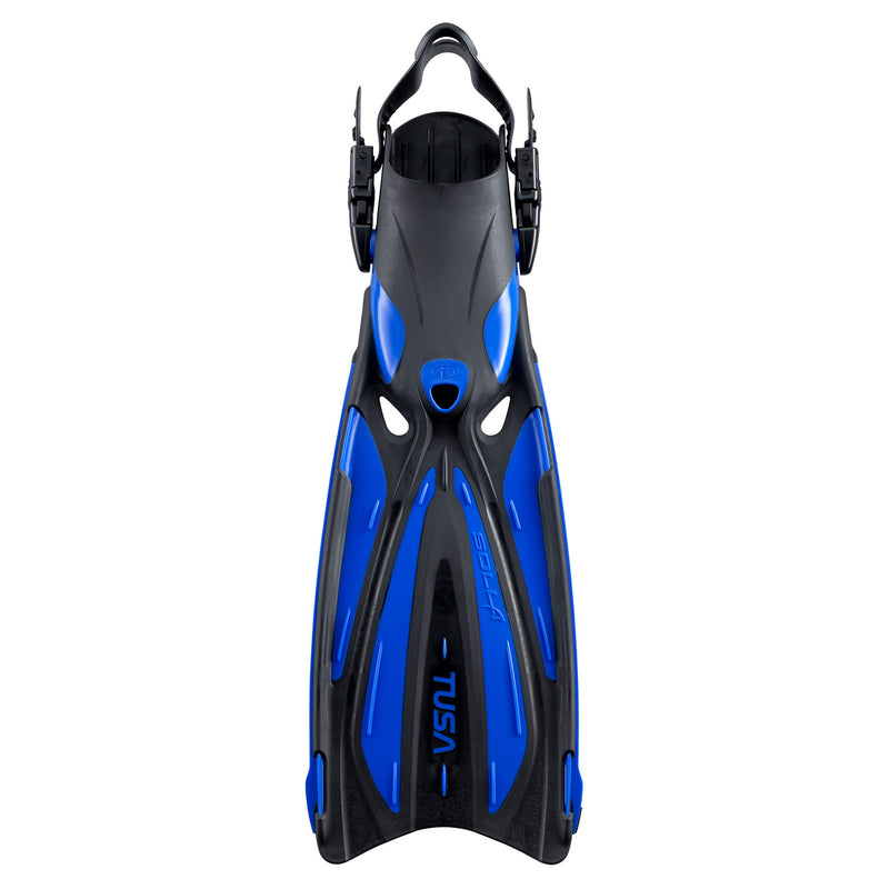 TUSA Solla Vented, Open Heel Dive Fins with Anatomic Fin Strap