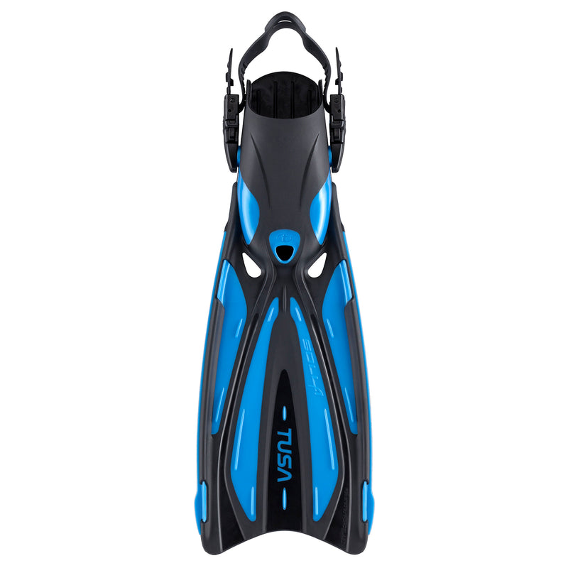 TUSA Solla Vented, Open Heel Dive Fins with Anatomic Fin Strap