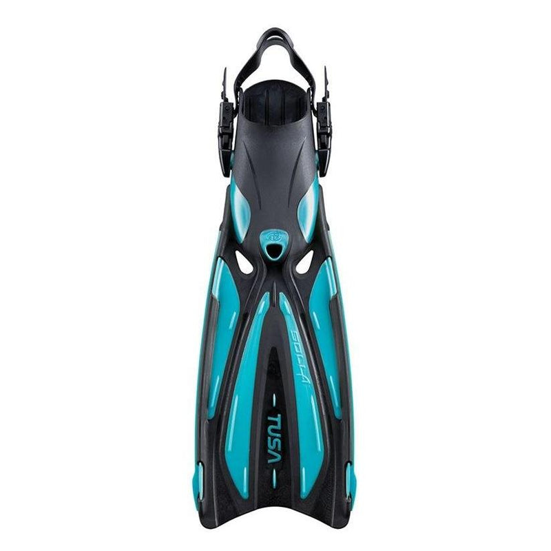 TUSA Solla Vented, Open Heel Dive Fins with Anatomic Fin Strap