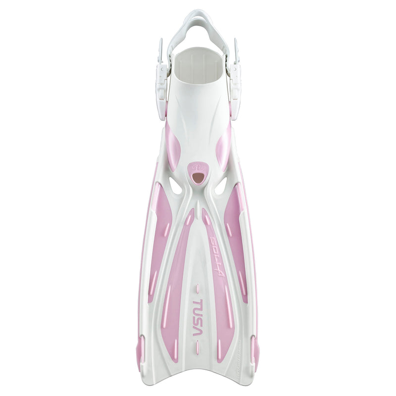 TUSA Solla Vented, Open Heel Dive Fins with Anatomic Fin Strap