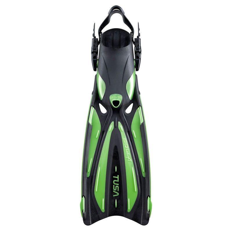 TUSA Solla Vented, Open Heel Dive Fins with Anatomic Fin Strap