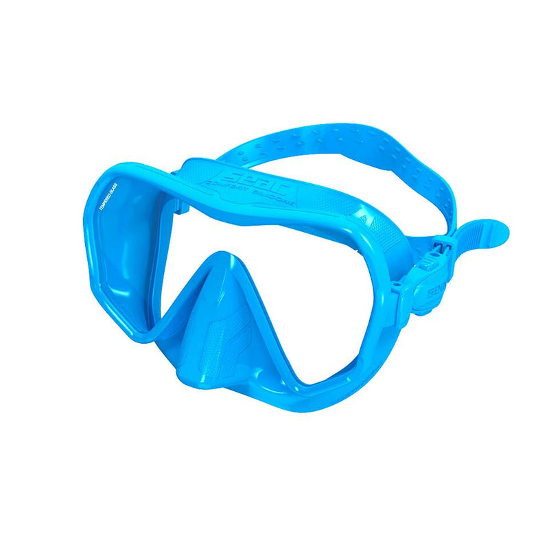 SEAC TOUCH Frameless Diving Low Volume Mask with Opaque Silicone Skirt