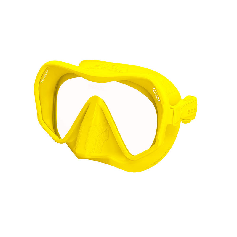 SEAC TOUCH Frameless Diving Low Volume Mask with Opaque Silicone Skirt