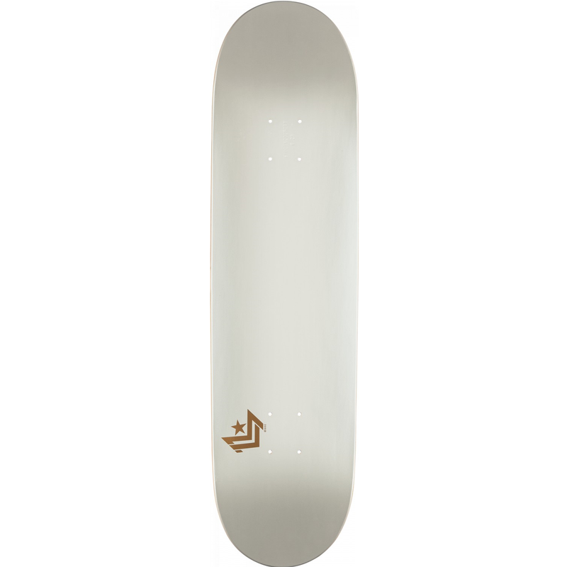 Mini Logo 8.75 Inch Pearl White Chevron Skateboard Deck