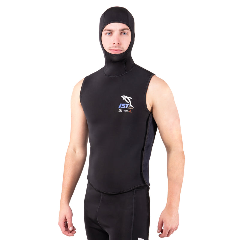 3mm Super Stretch Neoprene Hooded Vest