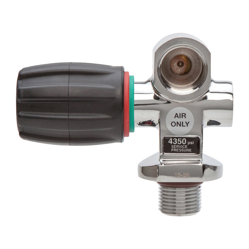 XS Scuba Valve - 7/8 x 14 UNF inlet Threads - 300 bar DIN 4350 psi AIR