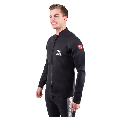 IST WJ0125 2.5mm Nylon II Long Sleeved Neoprene Jacket, Windbreaker