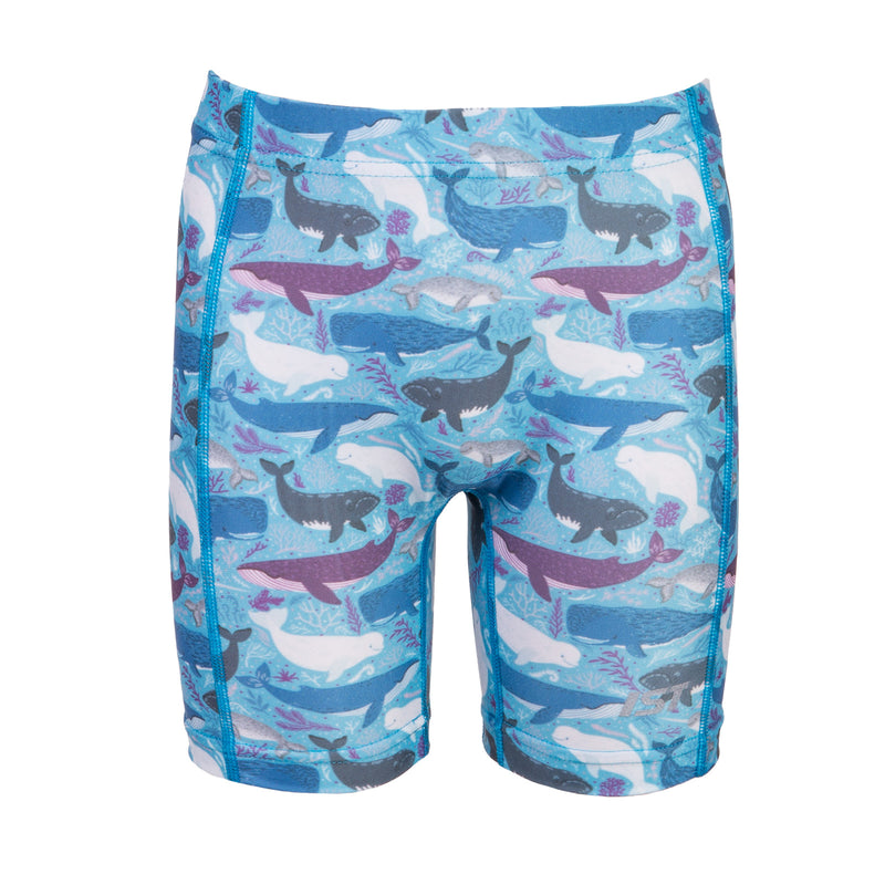 IST Kids Swim Shorts, Spandex Swimwear Rash Guard Bottoms for Girls & Boys at the Beach & Pool